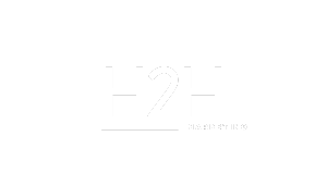 H2H Marketing Logo - White